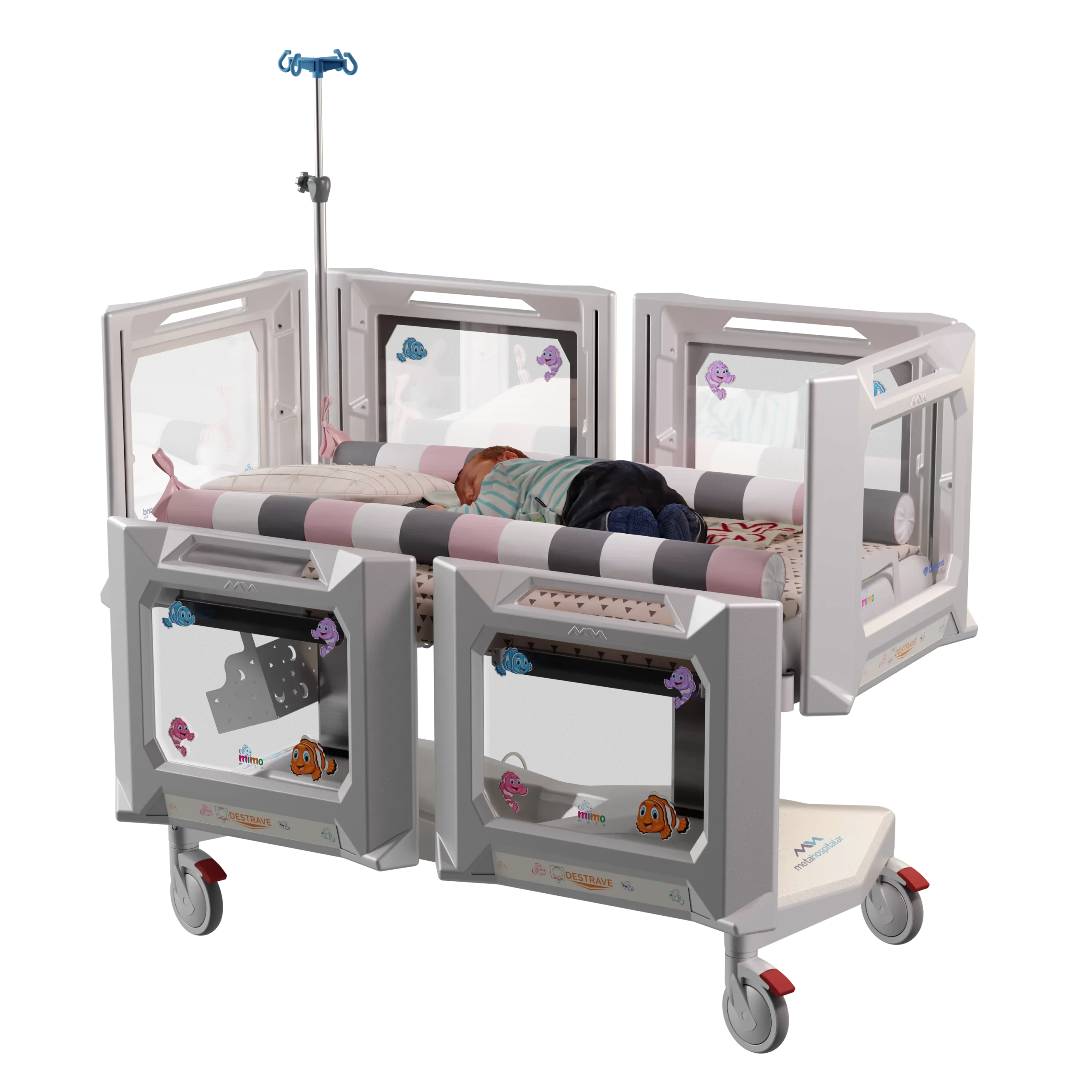 Children's hospital bed